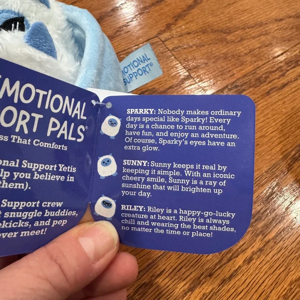 Emotional Support Pals Mini Yeti Plush Bowl 3pk Relatable 4